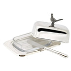 Butterdose Fasan mit Messer (L 18 cm) EDZARD-SHOP.com