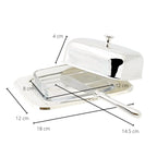 Butterdose Mista mit Messer (L 18 cm) EDZARD-SHOP.com