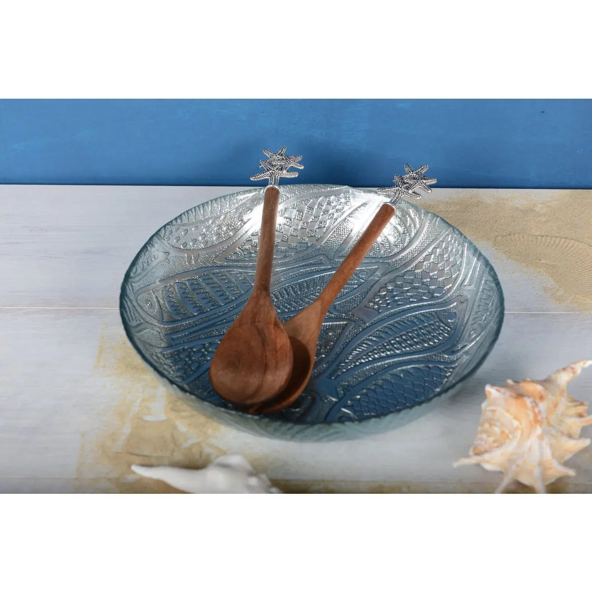 COUPE CREUSE POISSON BLEU CLAIR 30.5CM AULICA