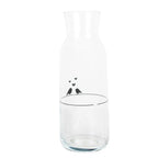 Carafe 1000 ml Oiseaux en Verre Transparent Clayre & Eef.