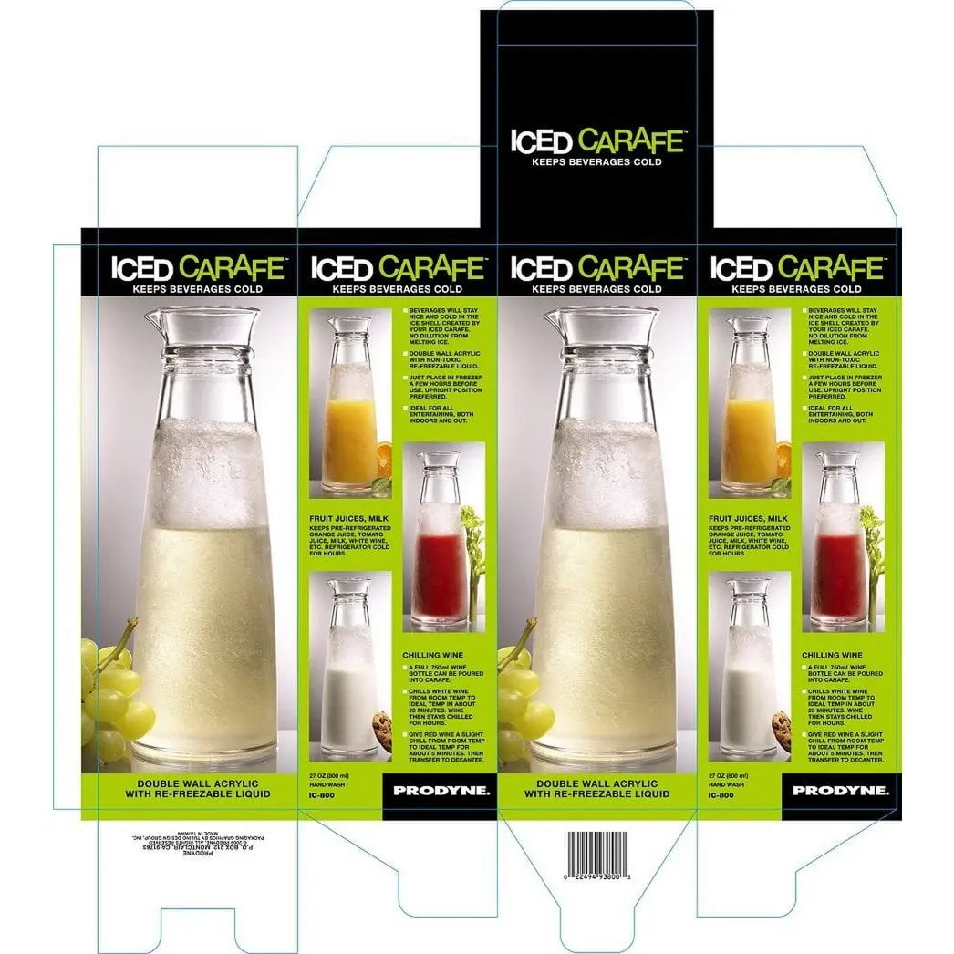 Carafe acrylique 800 ml h.30cm AULICA