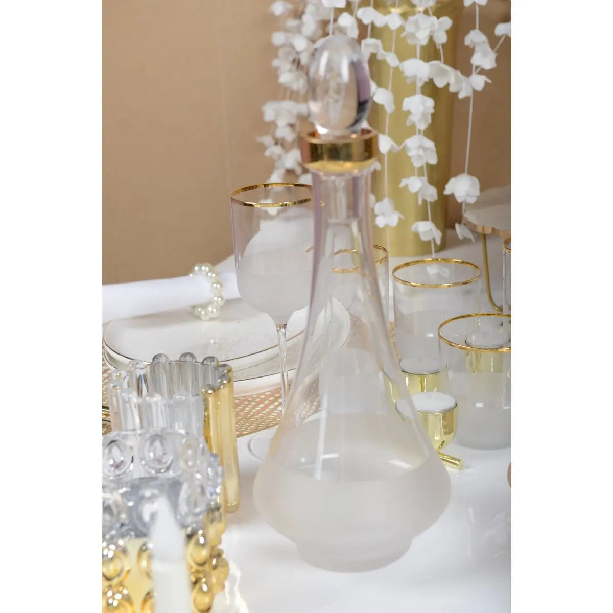 Carafe bord doré Nish AULICA