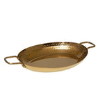 Casserole ovale dorée 25x18.5x4cm AULICA