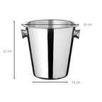 Champagne Kühler Joey, lot de 3, Ø 21 cm, Edelstahl EDZARD-SHOP.com