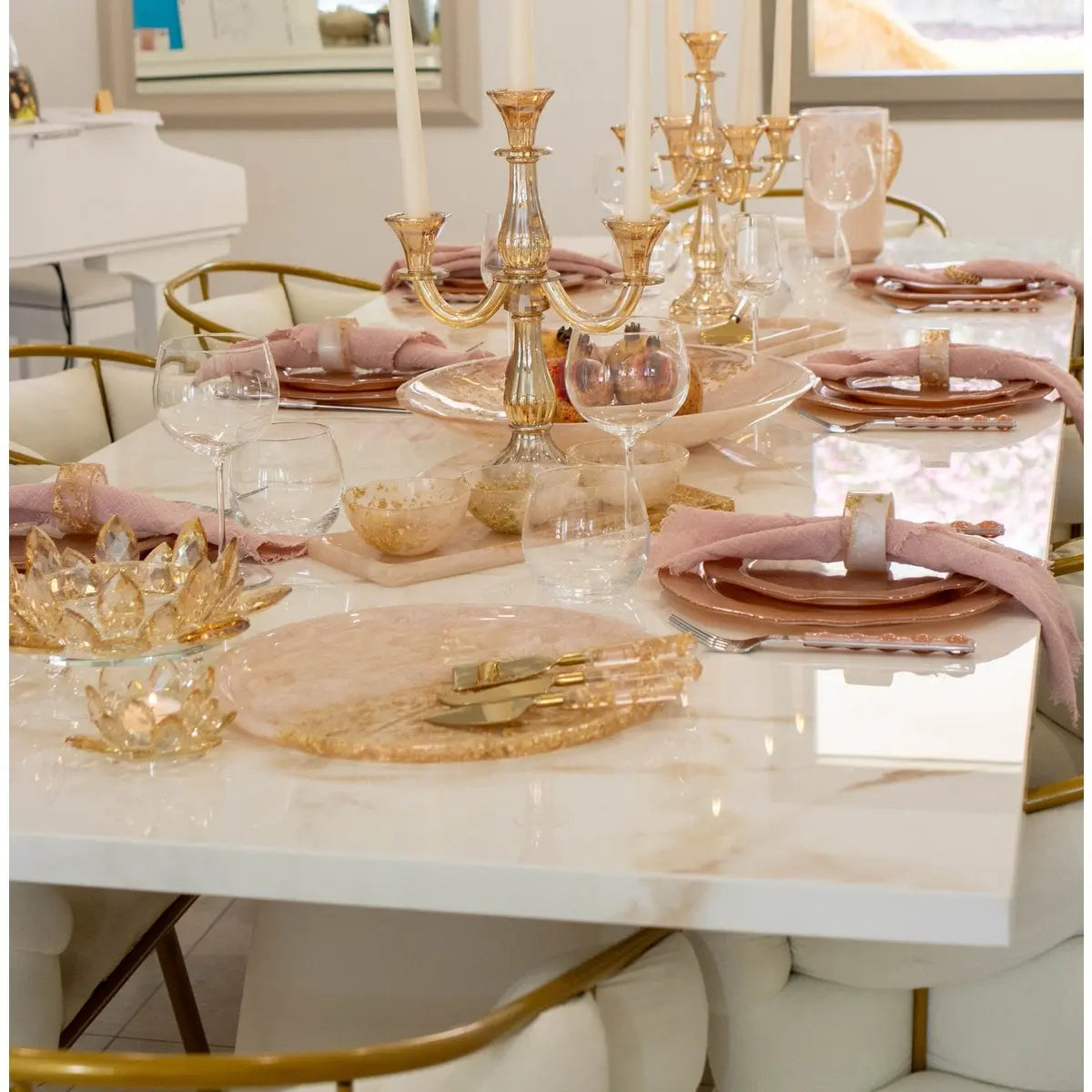 Chandelier 3 feux ambre h35cm AULICA