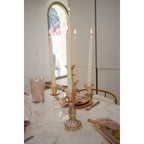 Chandelier 5 feux ambre h35cm AULICA