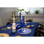 Chandelier bleu moyen modèle h31cm AULICA