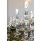 Chandelier transparent grand modèle h41cm AULICA