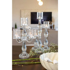 Chandelier transparent moyen modèle h31cm AULICA