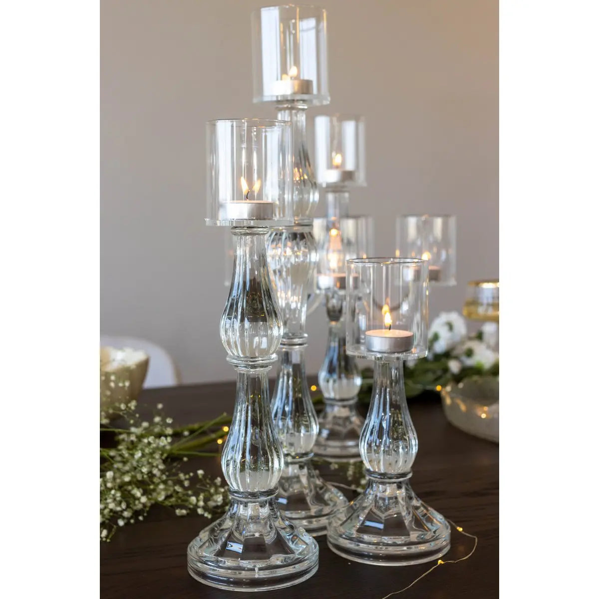Chandelier transparent petit modèle h21cm AULICA