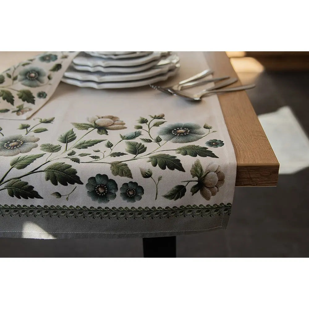 Chemin de table 50x140 cm Beige Coton Clayre & Eef.