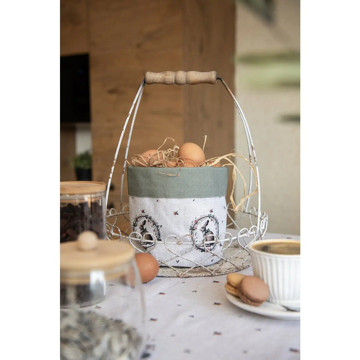 Chemin de table 50x160 cm Beige Coton Clayre & Eef.