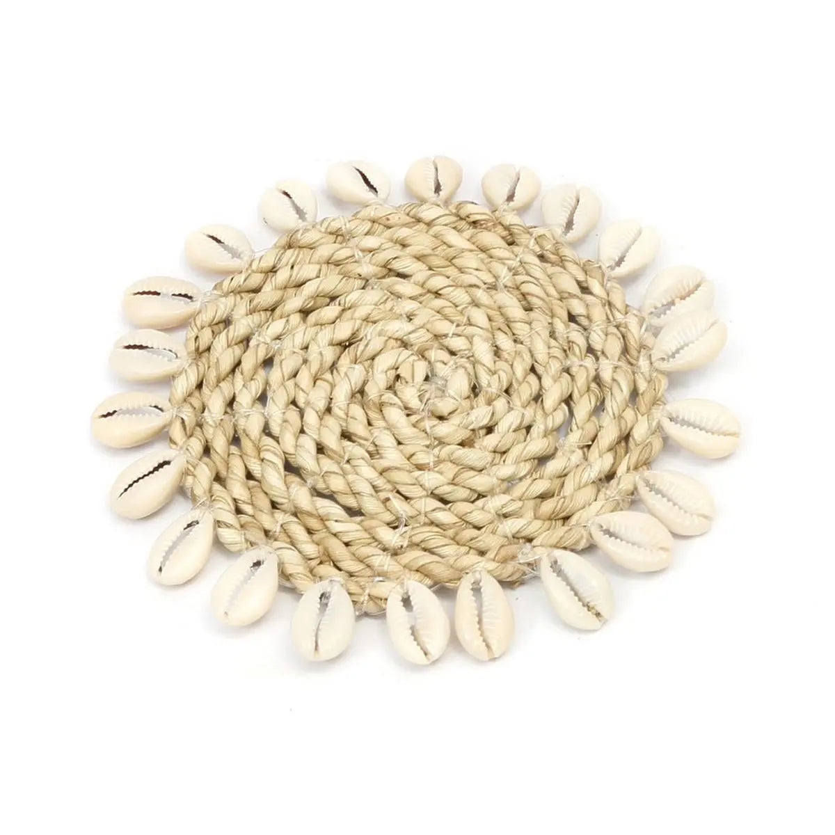 Coaster Seagrass Shell - Naturel Bazar Bizar Living