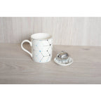 Coffret mug - coupelle et passe thé AULICA