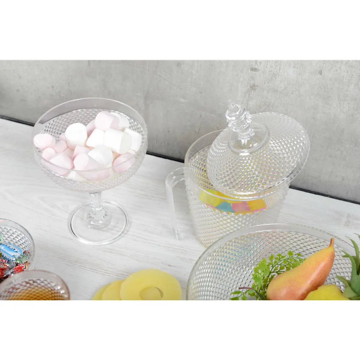 Coupe à glace en acrylique transparent diamant 850ml AULICA