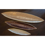 Coupe décorative blanche en aluminium 50x10.5x3.5cm AULICA