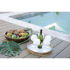 Coupe décorative en bois 45x45x9cm AULICA