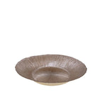 Coupe ronde beige irisé 30x30x5cm AULICA