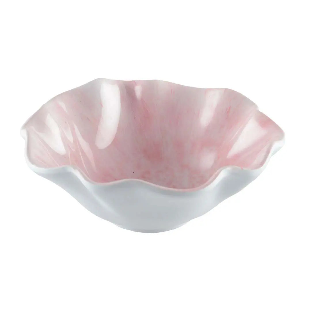 Coupelle apéritif rose en mélamine 12x12x5cm AULICA
