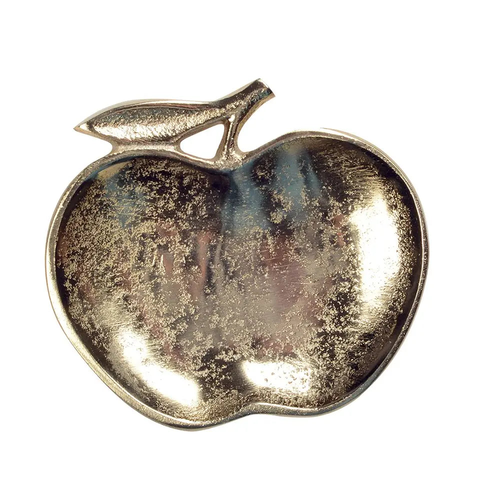 Coupelle dorée pomme 13x12.5x2cm AULICA