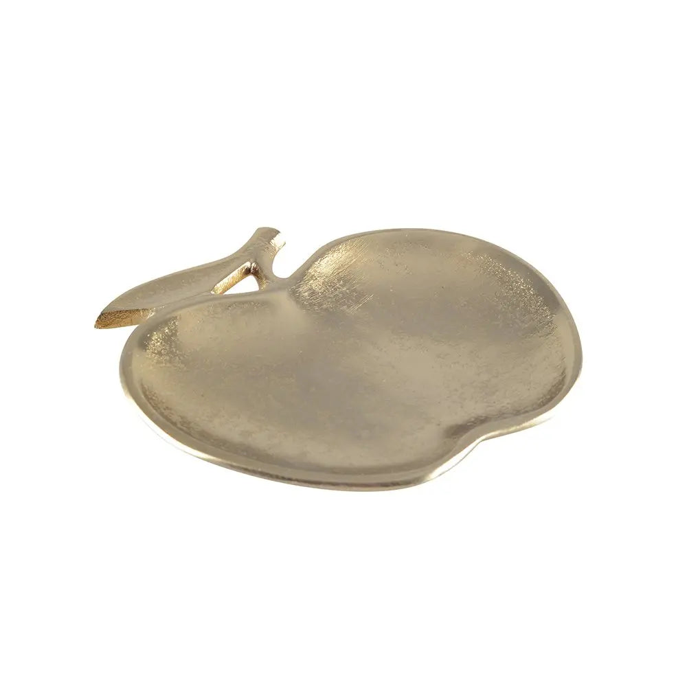 Coupelle dorée pomme 13x12.5x2cm AULICA
