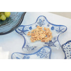 Coupelle étoile de mer bleue 18.7x20.8x2cm  - lot de 6 AULICA