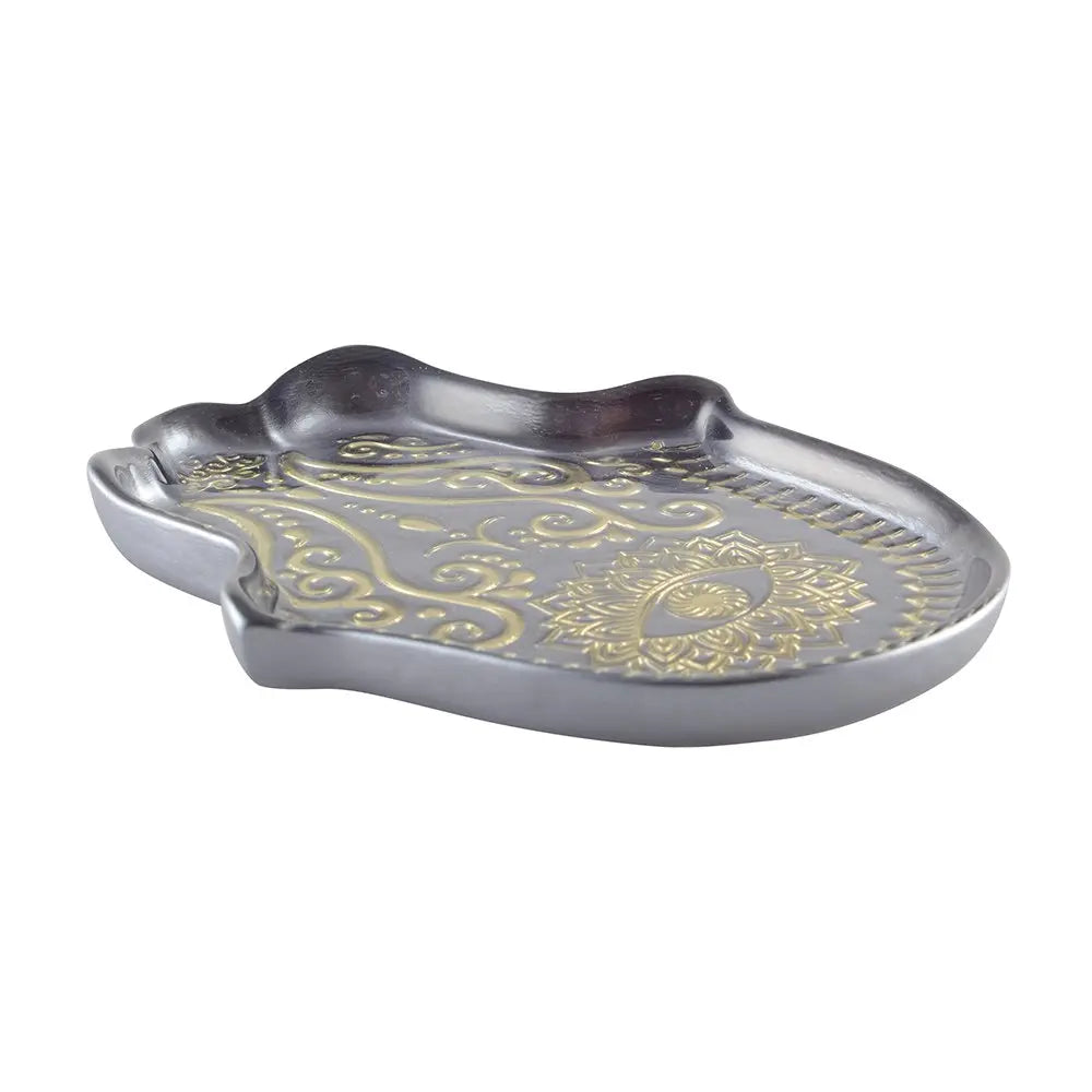 Coupelle fatma argent 21x17x3cm AULICA