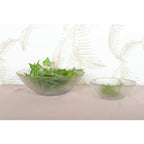 Coupelle florale en verre avec bord doré 16cm AULICA