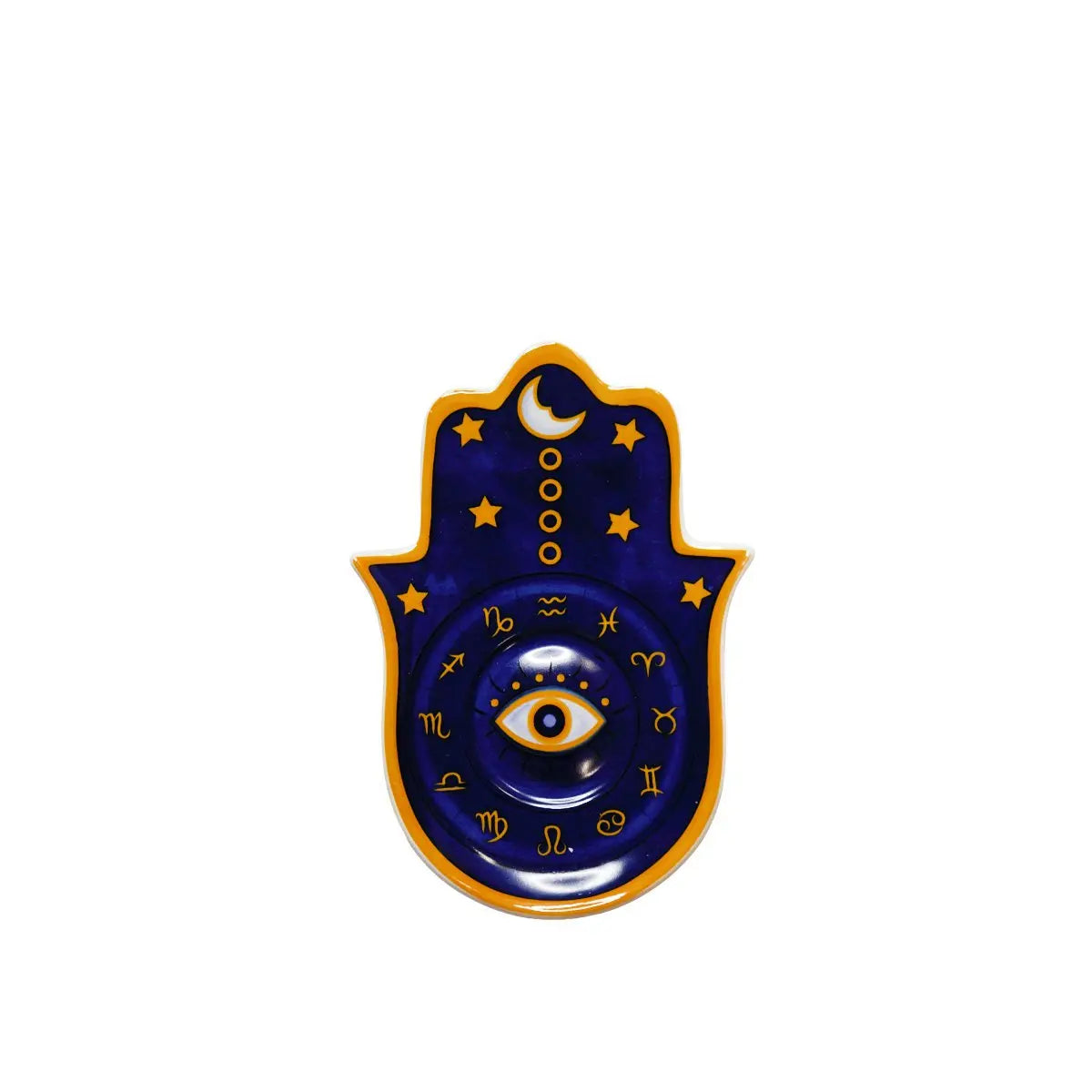 Coupelle main bleu nuit 16.7x10.5x1.5cm AULICA