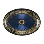 Coupelle ovale œil 22x15.5 cm foncé AULICA