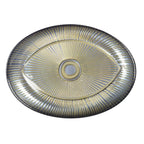 Coupelle ovale œil 22x15.5cm argent AULICA