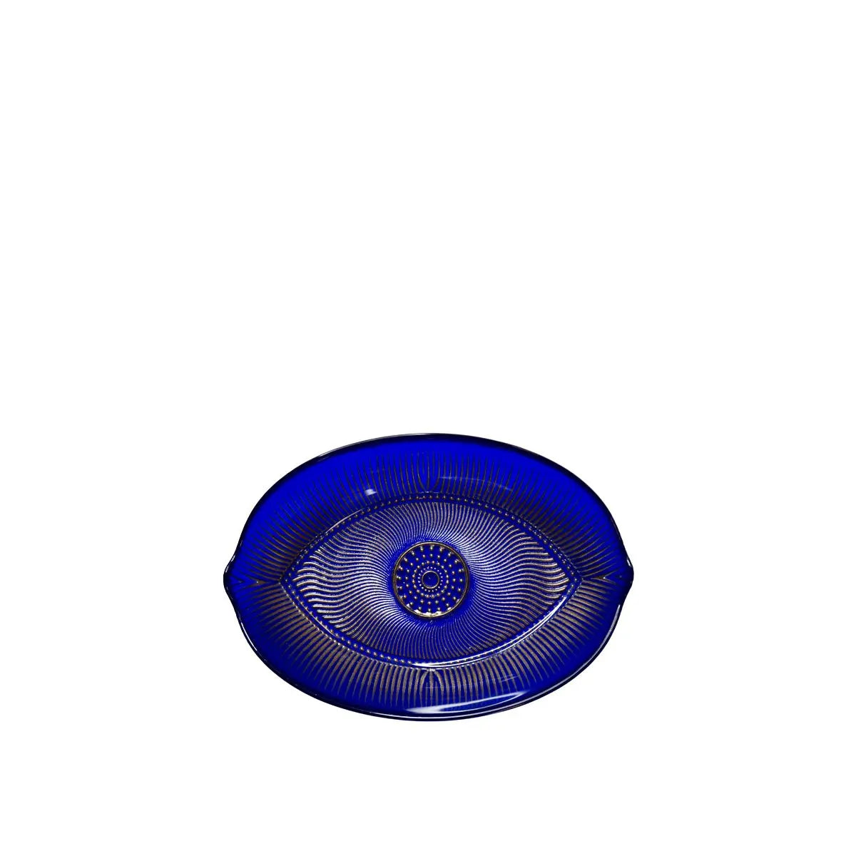 Coupelle ovale oeil bleu 15x21x4.5cm AULICA