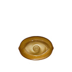 Coupelle ovale oeil doré 15x21x4.5cm AULICA