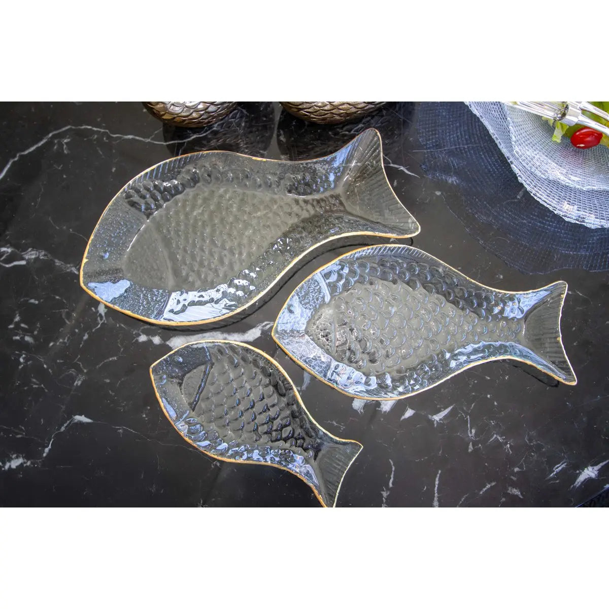 Coupelle poisson moyen modèle 31.5x17.5cm AULICA