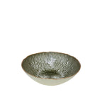 Coupelle verte avec bord doré 23cm AULICA