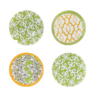 Coupelles vertes et oranges - lot de 4 AULICA