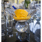 Coupes à glace avec pied en diamant - lot de 4 AULICA