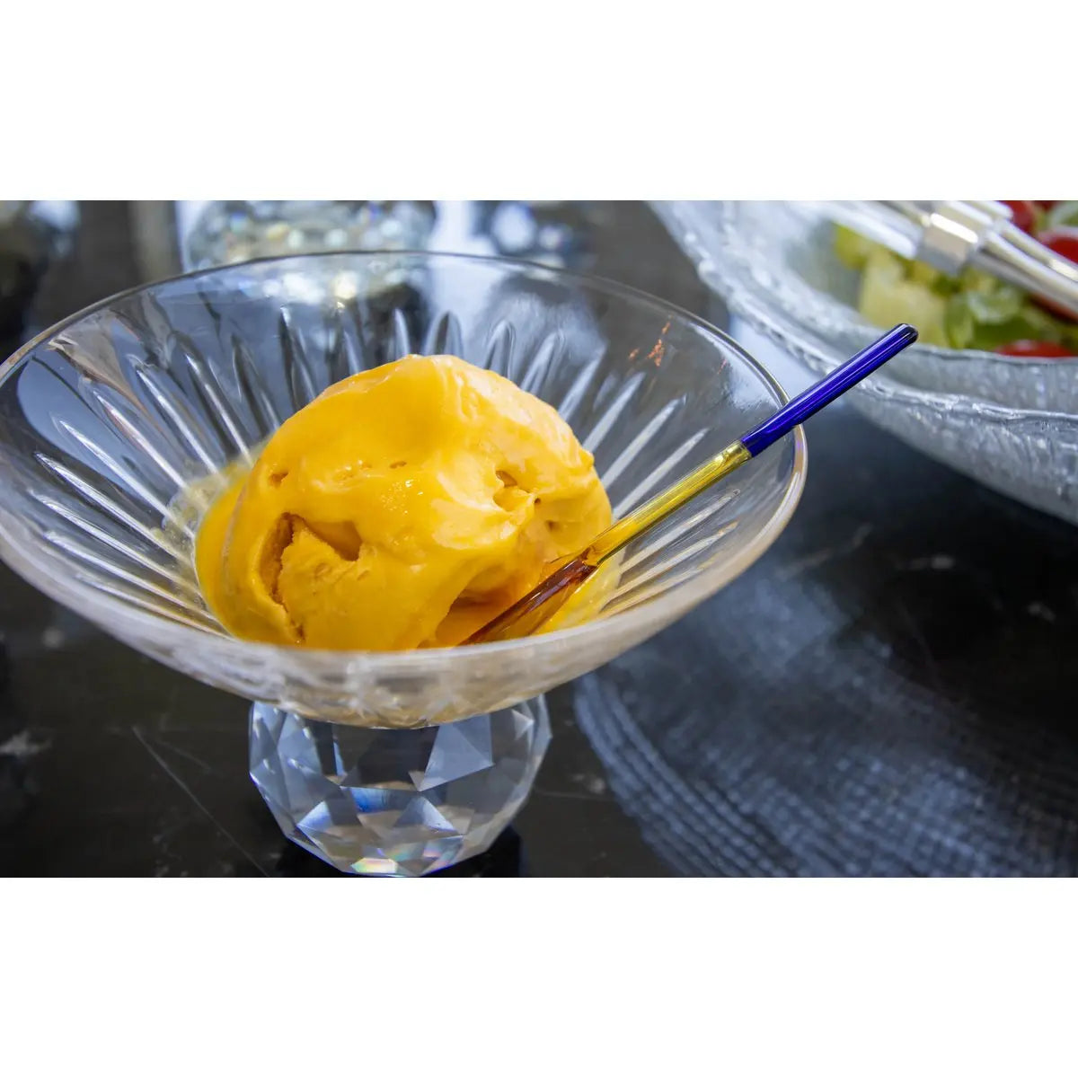 Coupes à glace avec pied en diamant - lot de 4 AULICA
