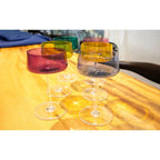 Coupettes à champagne 6 couleurs 230ml - lot de 6 AULICA