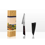 Couteau tout usage Bunka Petty Damas - lame 135 mm KOTAI kitchen