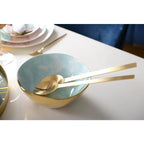 Couverts à salade doré AULICA