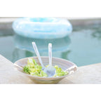 Couverts à salade en résine marbre AULICA