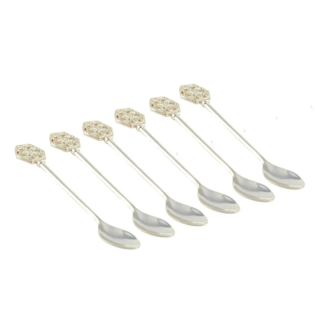 Cuillères à café argent arabesques - lot de 6 AULICA