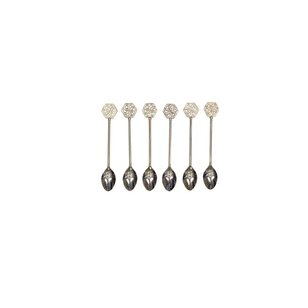 Cuillères à café argent arabesques - lot de 6 AULICA