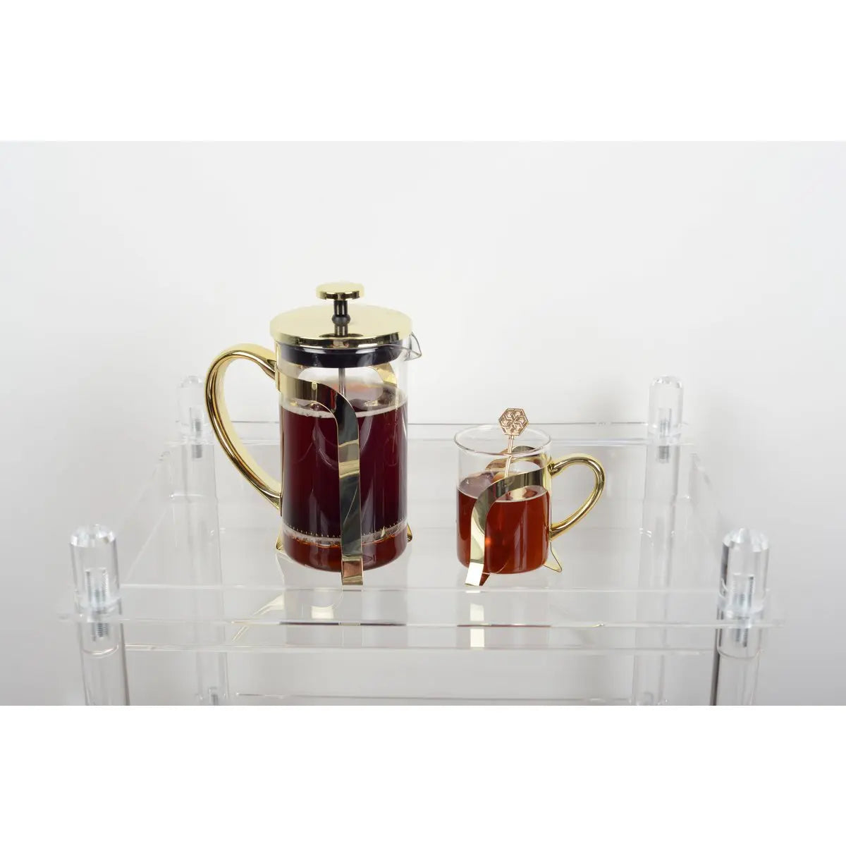 Cuillères à café dorées arabesques - lot de 6 AULICA