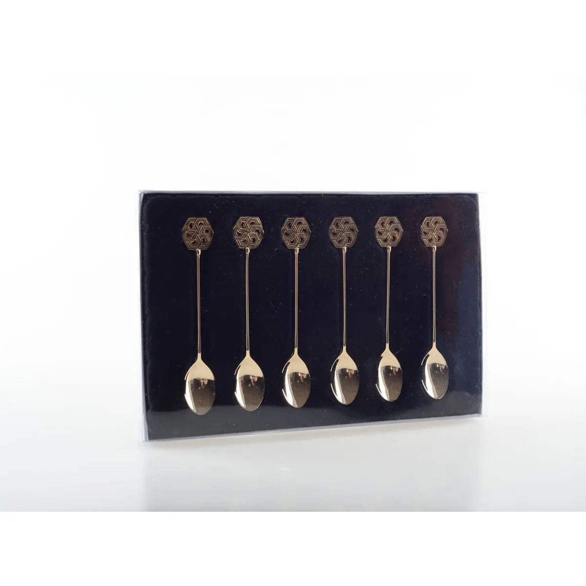 Cuillères à café dorées arabesques - lot de 6 AULICA