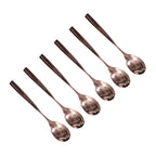 Cuillères à dessert cuivre - lot de 6 AULICA