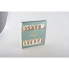Cuillères à dessert dorées papillon - lot de 6 AULICA
