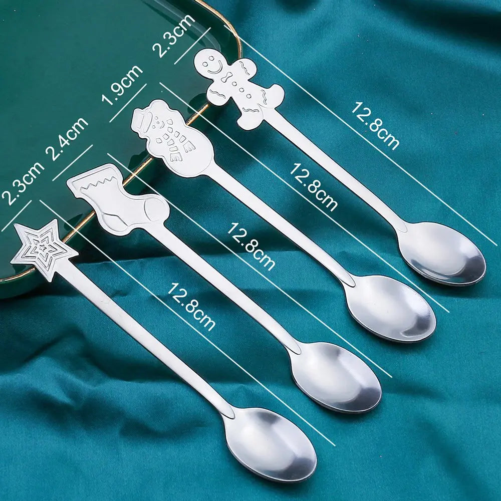 Cuillères argent snow - lot de 4 AULICA