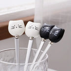 Cuillères chats blanches et noires - lot de 6 AULICA